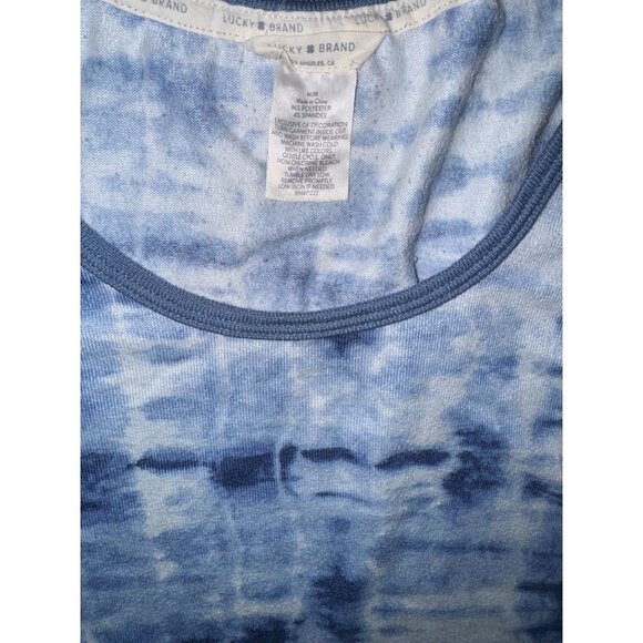 Lucky Brand Tie-Dye Tank & Shorts Set Blue - Picture 3 of 7